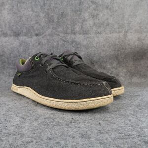 Ocean Minded Shoes Mens 9 Moc Loafer Chukka Casual Active Travel Lace Up Grey